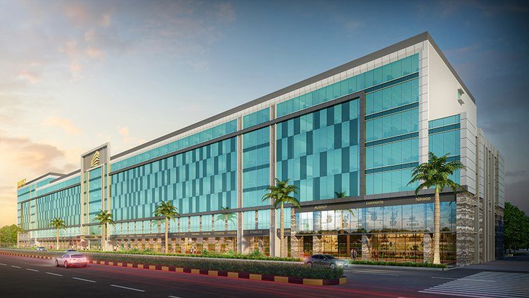 Regency Business Park Thane West main entrance and drop-off